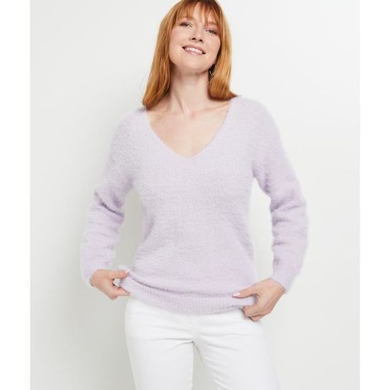 Chemise En Maille Femme Imprimé Léopard - Manches Longues, Col Chemise, Matière Souple, 80% Recyclée - Grain De Malice