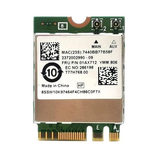 NS08979-Carte réseau sans fil Intel AX210 wi fi 6e 3000Mbps. Bluetooth 5.2 double bande 2.4G