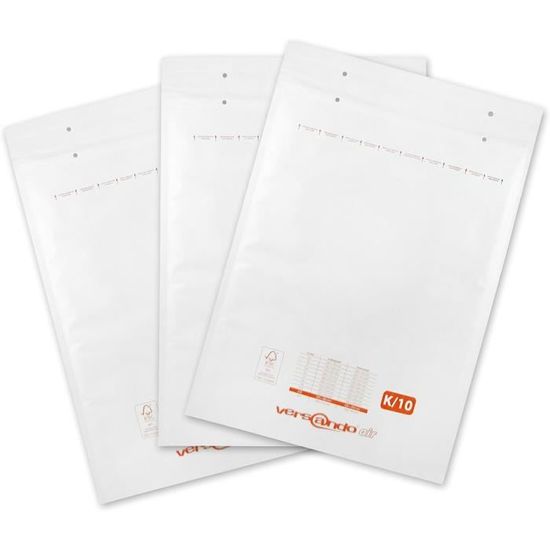 De 100 À 800 Enveloppes À Bulles D'Air Blanches : Lot De 400 Taille D-4