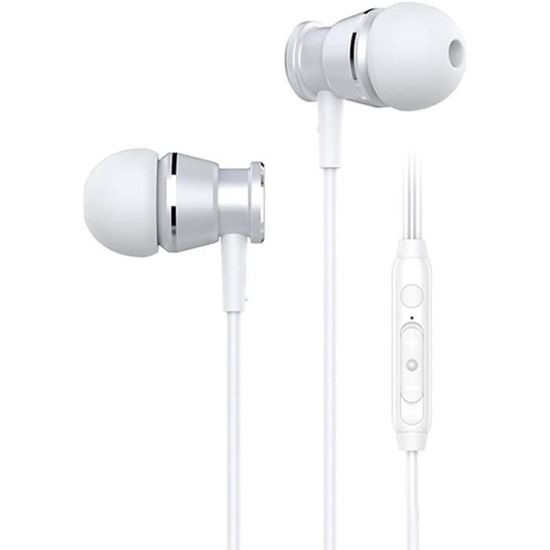 Ecouteur Filaire Sport Stereo Casque Intra-auriculaire Oreillette H06 Noir