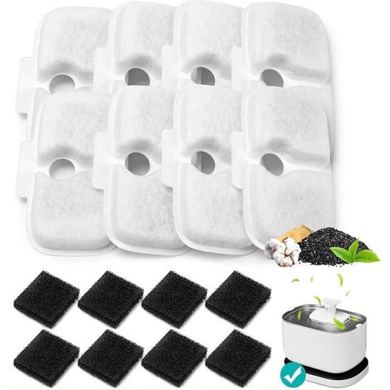 16 Pièces à Charbon Actif Filtre Anti-Odeur, Filtres à Bacs à Compost pour Joseph Joseph Poubelle Filtre Anti-Odeur, Filtre à Charbon Actif pour bacs de Compost de Cuisine sans Odeur