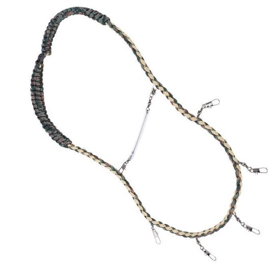 Ubric Lot De 5 Bas De Ligne Nylon Pour Pêche à La Mouche – 2,7 M, Résistance 3,1 Kg, Boucle Soudée, Finition Anti-éblouissement