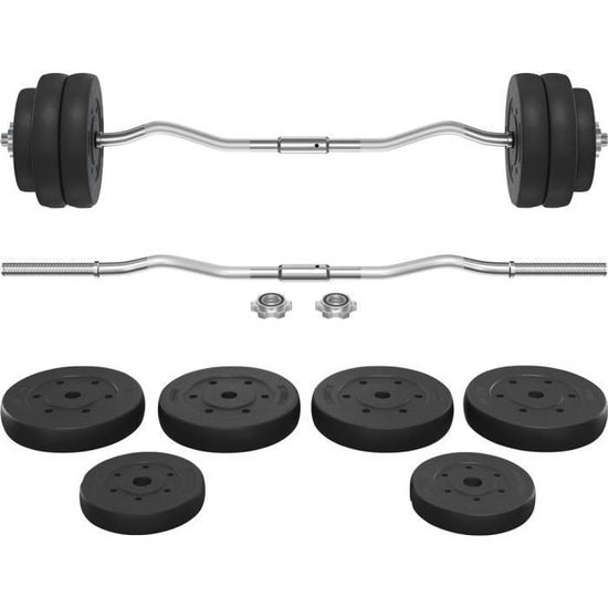 Set De Barres D'haltères ScSPORTS Pour Musculation à La Maison
