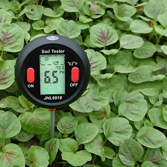 Testeur Sol 5 En 1 BlumWay - PH, Humidité, Lumière, Température - Jardin Plantes Pot