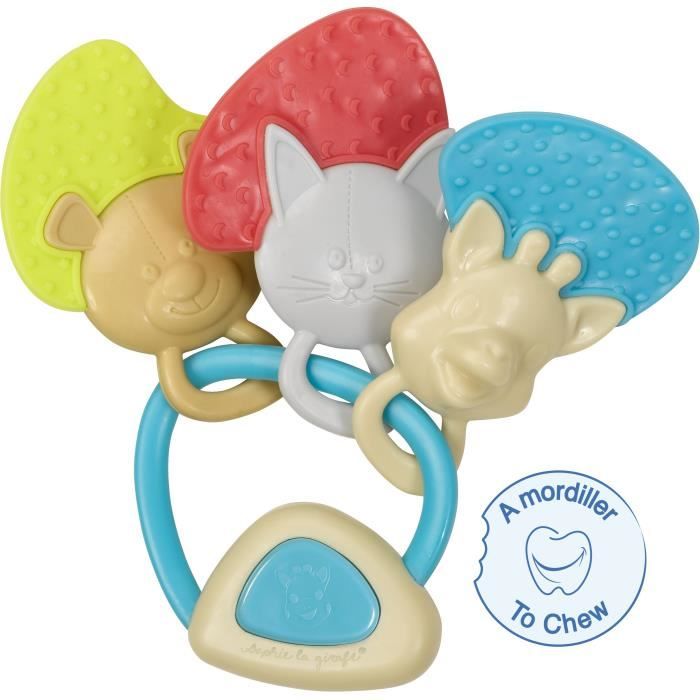 Hochet Soft maracas Sophie la girafe (double matière - en boite cadeau)