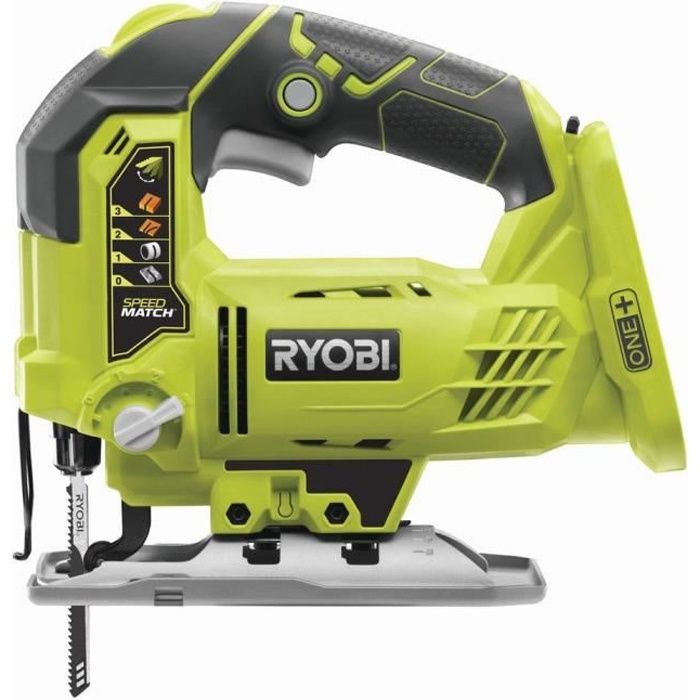 RYOBI - Scie sauteuse pendulaire 18V ONE+ - 101 mm dans le bois - course de lame 25 mm - Livrée avec 1 lame - R18JS-0 RYOBI - Scie sauteuse pendulaire 18V ONE+ - 101 mm dans le bois - course de lame 25 mm - Livrée avec 1 lame - R18JS-0