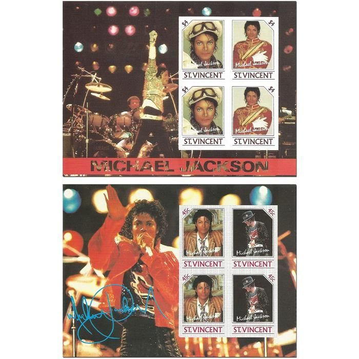 timbres Imperforate Stampbank Le Michael Jackson King of Pop jeu de timbres pour les collectionneurs état neuf 