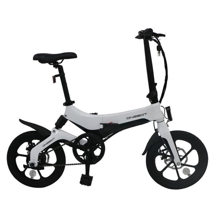 ONEBOT S6 Vélo électrique Pliable réglage 3 Vitesses, Cadre léger en Alliage de magnésium, Pneu antidérapant et résistant à l'usure
