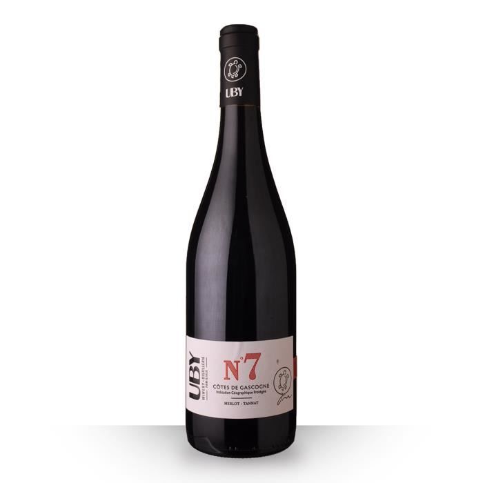 Uby N°7 Merlot Tannat Rouge 75cl IGP Côtes de Gascogne - Vin Rouge