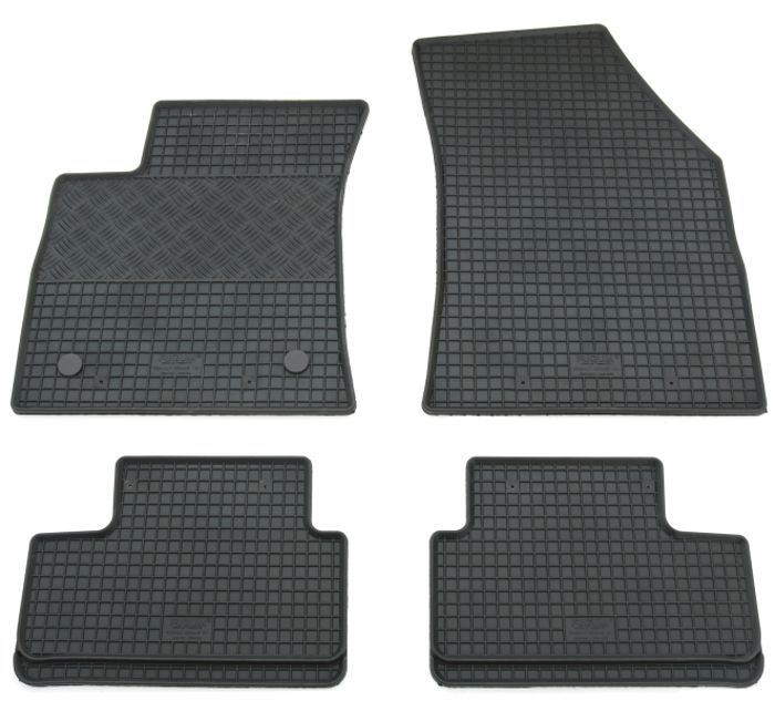 LOT DE 4 TAPIS DE SOL CAOUTCHOUC SUR MESURE RENAULT MEGANE 4 A PARTIR DE 03/2016