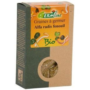 Germline Graines à Germer Alfalfa Radis Fenouil Bio 150g