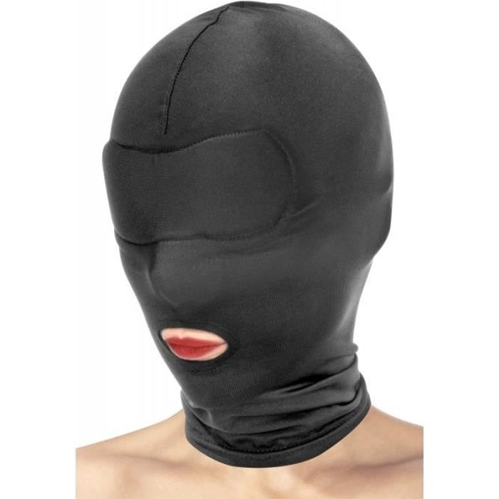 Cagoule Ouverture Bouche Noir
