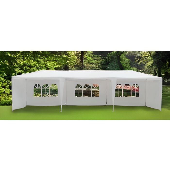 TENTE DE JARDIN PERGOLA 3X9M MASSILIA TOILE BLA…