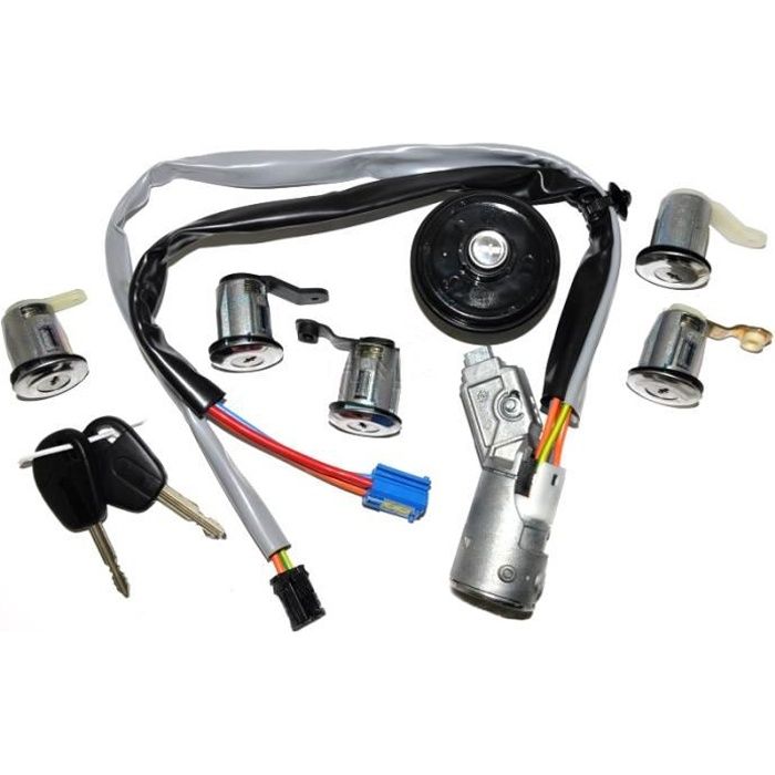 Kit complet barillets de serrure + neiman + clés Citroen Berlingo 1 2002 à 2008 - AF020111TPD01
