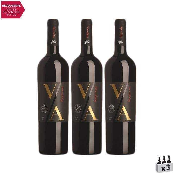 Grover Vijay Amritraj Reserve Collection Rouge 2017 - Lot de 3x75cl - Grover Zampa Vineyards - Vin Indien Rouge
