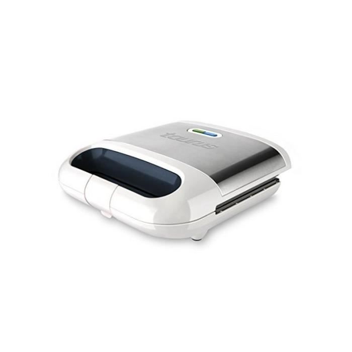 TAURUS Appareil à Sandwich et grill Phoenix Legend - 800 W - Inox - Blanc