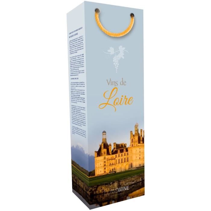 CLASSWINE Pochette pour 1 bouteille vin de Loire Chambord jour