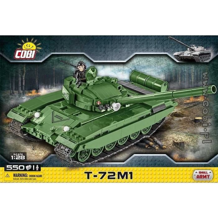 Jeux de construction - T-72 M1 - 550 pièces , 1 figurine 1/28 Cobi
