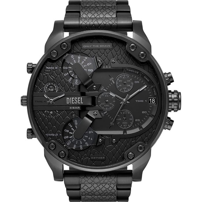 montre seul le temps homme Diesel Mr. Daddy 2.0 Noir DZ7468