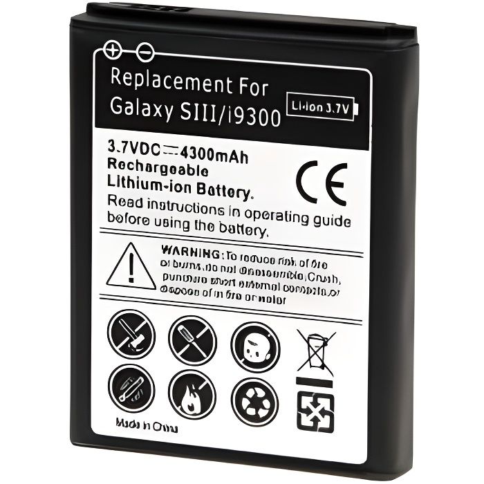 Batterie compatible pour Samsung Galaxy S3 GT-i9300
