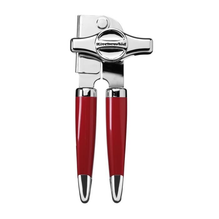 KITCHENAID KG130ER - Ouvre-boîte - Métal coulé - Poignées ergonomiques - Rouge empire