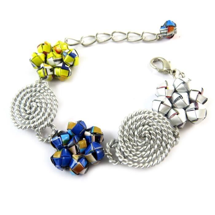 Bracelet artisanal New Life (fait main)- Les Trésors De Lily [N9515]