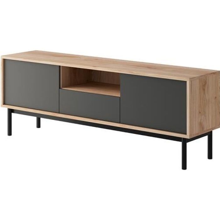Meuble télé BASI industriel 154 cm