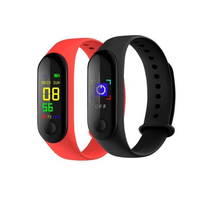 MOBILITY LAB - Montre Connectée Tracker D'Activité (NOIR)