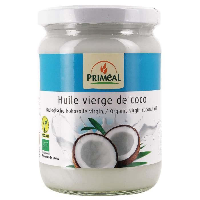 PRIMEAL - HUILE DE COCO VIERGE 500ML