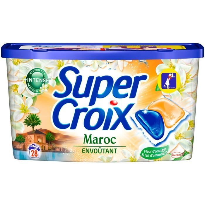 SUPER CROIX Lessive Duo-Caps Maroc - 28 doses