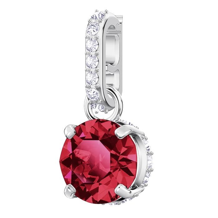 Sautoir - Collier - Charm Swarovski Collection Remix Birth Janvier - Matière:Plaqué