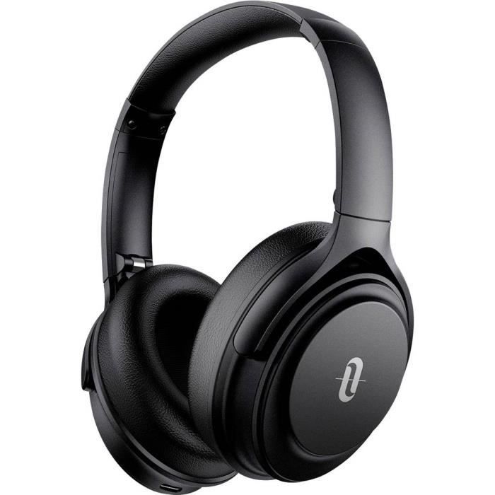 Taotronics TT-BH085 Hi-Fi Casque supra-auriculaire Bluetooth, filaire noir Noise Cancelling