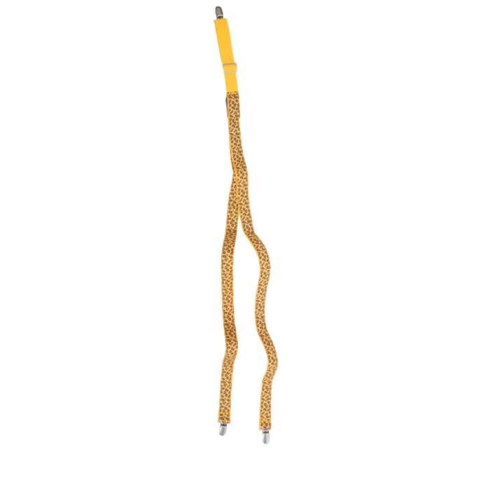 TOM bretelles de fête menées 26 cm élasthanne jaune/noir/brun
