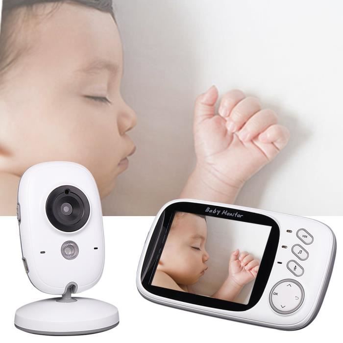 Vococal ® BabyPhone numérique vidéo Sans fil Multifonctions 3.2 pouces avec Night vision livraison