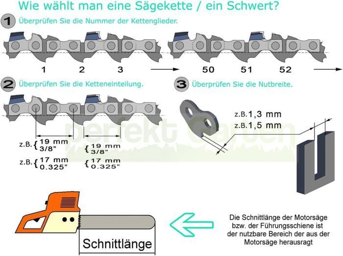 Catena Per Motosega Ideal Star 45 Cm .45 - Passo .325" - Ricambio Per Cod 4413602 Ideal Star 83898889 - Foto 8