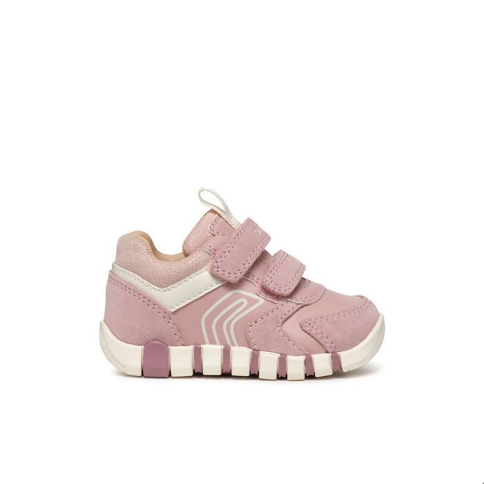 Geox Geox Iupidoo — baskets bébé garçon roses semelle respirante brevetée semelle interne amovible
