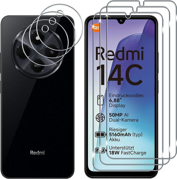 Protection écran Verre Trempé 9H Pour Xiaomi Redmi 3S - Transparent, Anti-rayures