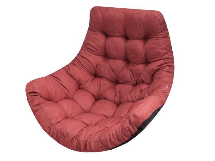 Bjird - Coussin Fauteuil Suspendu 100x120cm Rouge (Ecolen) Fauteuil Balancoire Chaise Oeuf
