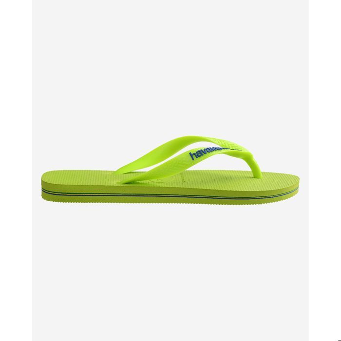 Tongs Havaianas Mini Me Enfant - Modèle Brasil Logo - Caoutchouc Souple, Semelle Antidérapante - Mixte