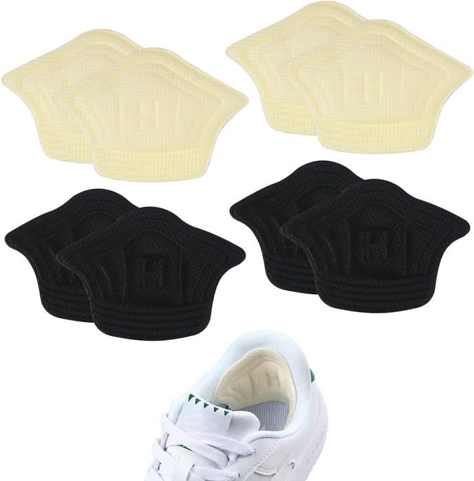 2/1 Paires De Coussinets De Chaussures En Tissu Antidérapants Doublure De