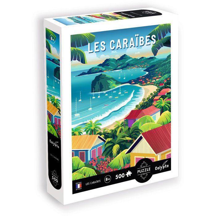 Puzzle SentoSphère Les Caraïbes 500 pièces - vue 2