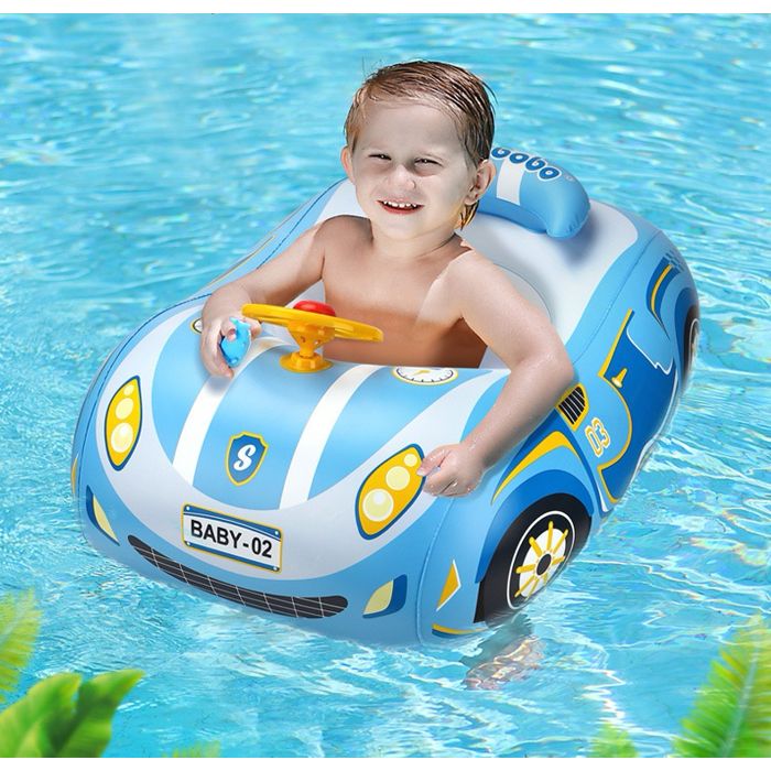 AYYQH - Anneau De Natation Pour Bébé, Bateau Gonflable Pour Enfants Siege Jouets De Natation Pour Enfants 1 5 Ans Rose 83382 B