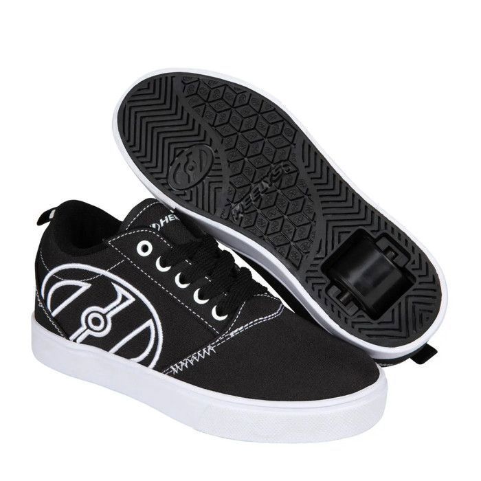 HEELYS Chaussure à roulettes - HEELYS - Pro 20 LG - Noir/Blanc - Enfant - Lacets