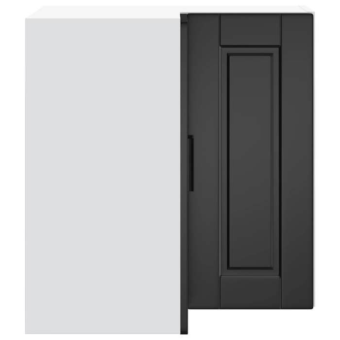 Moderne Placard dangle mural cuisine Porto SWEETY Meuble bas de cuisine noir bois dingénierie 57x57x60 cm BB1104