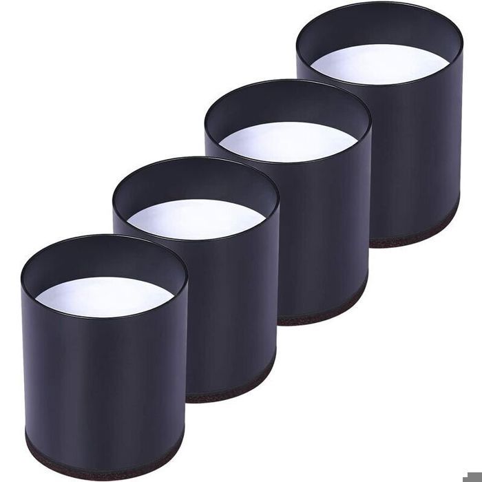 Rehausseurs pieds de lit en acier carbone lot de 4 hauteur 5 cm supportent 10000 lbs optimisent l’espace sous meubles