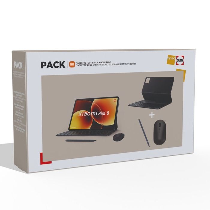 Tablette tactile - XIAOMI - Pad 8 - 112 3.2K 144Hz - Snapdragon® 8s Gen 4 - 128 Go 9200 mAh