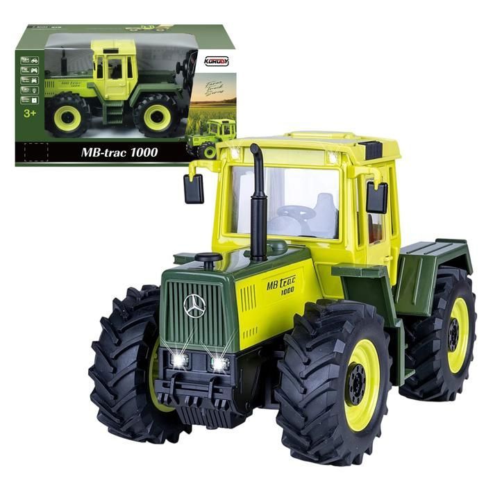 Tracteur radiocommandé jouet de tracteur télécommandé RC Trecker MB-trac 1000 pour enfants voiture RC 1:24 avec lumière et son