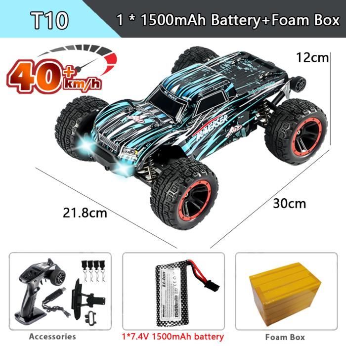 Voiture Télécommandée 1:16 X-Verse 16101PRO - Moteur Brushless, 70 Km/h, 4WD, étanche IPX4 - Bleu, Pour Adultes