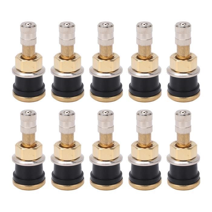 Lot De 4 Tiges De Valve TR575 Pour Camion – Valve Pneu Tubeless 16mm, Laiton Solide
