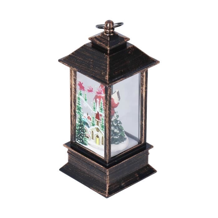 Akozon décoration de maison de noël Lampadaire éclairé en forme de